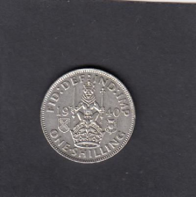 Beschrijving: 1 Shilling  GEORGIUS VI 